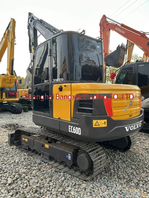 Mini-graafmachine VOLVO EC60D met een sterk vermogen en hydraulische stabiliteit