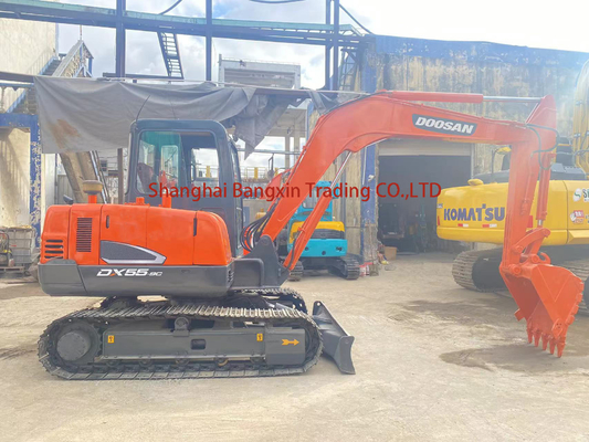 Tweedehands Doosan DH55 graafmachine met sterke kracht en hoge hydraulische efficiëntie