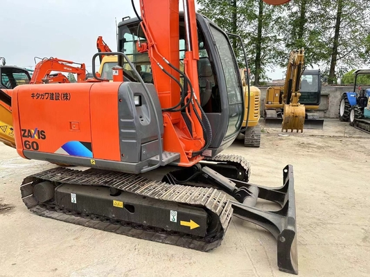 90% gebruikte Hitachi ZX60 Mini Graafmachine van 6 ton gemaakt in Japan voor uw industriële behoeften