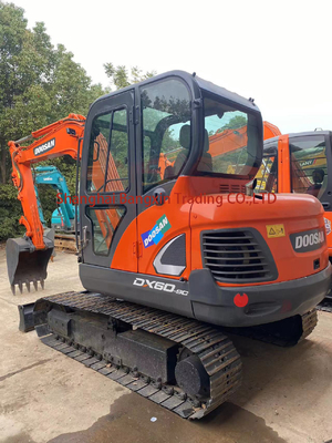 Ja we kunnen inspectie gebruikt Doosan graafmachine 6 ton in Shanghai 0,25 emmer capaciteit