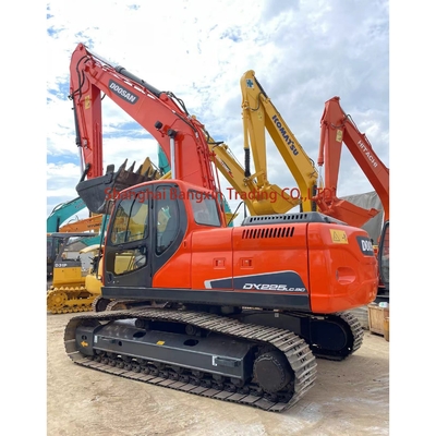 1.5 Emmercapaciteit Doosan DX225LC Graafmachine Origineel uit Korea voor zwaar werk