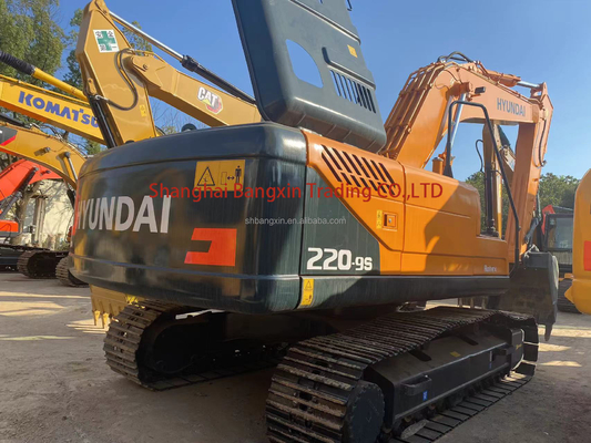 22000 KG machinegewicht gebruikte Hyundai R220-9S graafmachine tweedehands Cummins motor