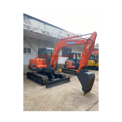 Goede staat Doosan DX60 mini graafmachine met originele hydraulische pomp Beste in Shanghai