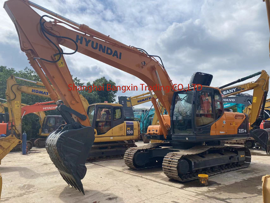 Hyundai R220-9S gebruikte graafmachine met een bedrijfsgewicht van 1 en 22 TON in goede staat