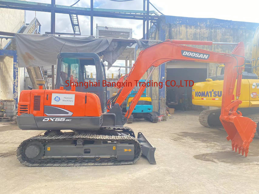 5 ton Doosan DH55 graafmachine in Korea EPA/CE gecertificeerd en sterke hydraulische stabiliteit