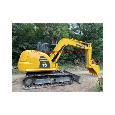 Gebruikte Komatsu PC70 Crawler-graafmachine met EPA/CE-certificering en in het beste geval 1-