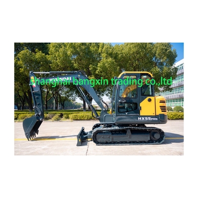 Gebruikte Hyundai HX55pro graafmachine met 500 werkuren en originele hydraulische cilinder