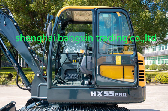 Gebruikte Hyundai HX55pro graafmachine met 500 werkuren en originele hydraulische cilinder