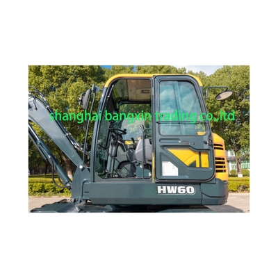 Verhoog uw productiviteit met 90% graad HW60 mini graafmachine en 0,34 emmer capaciteit