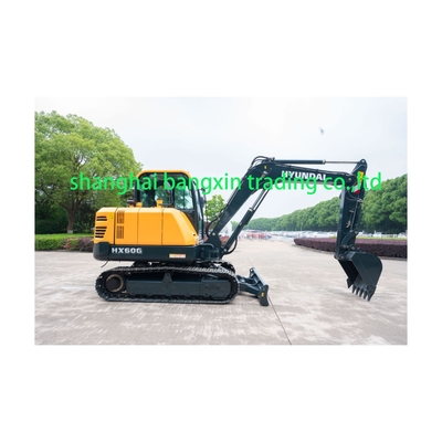 Gebruikte Hyundai HX60G mini graafmachine met EPA/CE-certificering en alle functies werken