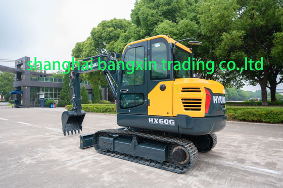 Gebruikte Hyundai HX60G mini graafmachine met EPA/CE-certificering en alle functies werken