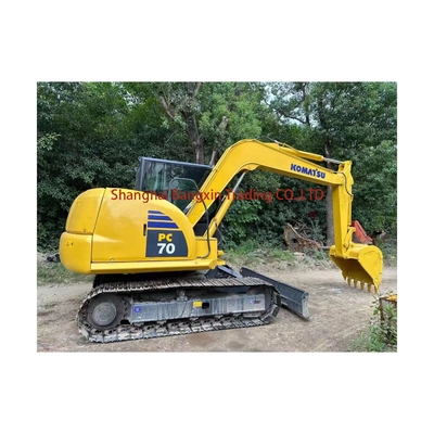 Gebruikte graafmachine van Komatsu PC70 met originele hydraulische klep van 7000 kg