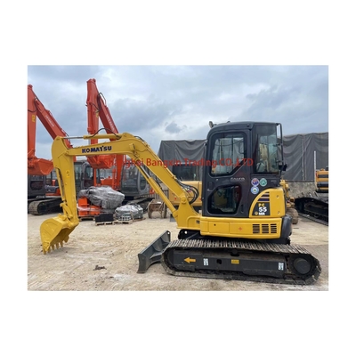 Gebruikte Komatsu PC55MR-2 mini graafmachine 28.5k jaar 2021 uitstekende staat