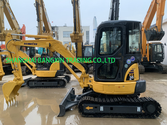 3500 KG Gebruikte Komatsu PC35 mini graafmachine met gratis verzending en hoge productiviteit