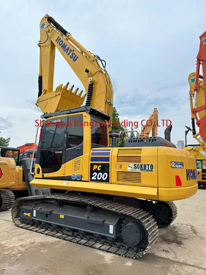 Gebruikte Komatsu PC200 graafmachine, krachtig en hydraulisch stabiel
