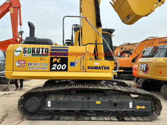 Gebruikte Komatsu PC200 graafmachine, krachtig en hydraulisch stabiel