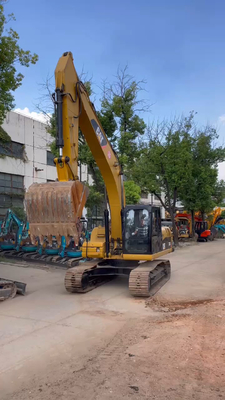 Na verkoopperiode 1 jaar Gebruikte graafmachine Cat 320 met originele hydraulische klep