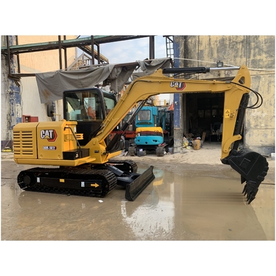 Minimaal aantal uren Cat 305.5E2 Mini graafmachine Alle functies Normaal Uitstekende staat