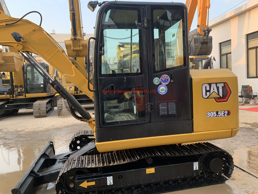 Minimaal aantal uren Cat 305.5E2 Mini graafmachine Alle functies Normaal Uitstekende staat
