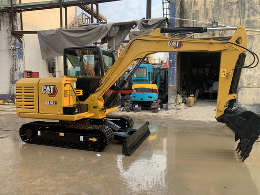 Minimaal werktijd 95% Cat 305.5E2 mini graafmachine in uitstekende staat