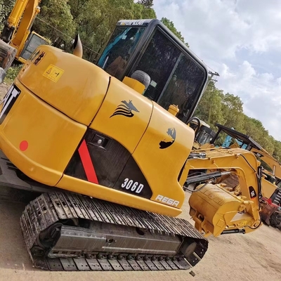 2.5 ton Cat 306d mini graafmachine met een hoog vermogen en hoge hydraulische stabiliteit