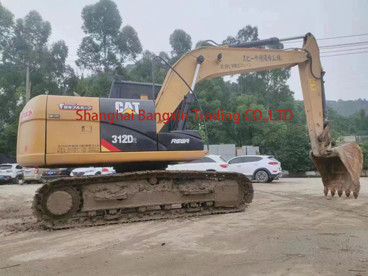 Gebruikte Cat 312D2 Crawler Excavator Construction Machine met originele hydraulische klep
