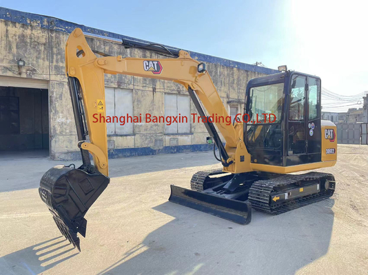 Tweedehands Cat 306E2 mini graafmachine met een sterk vermogen en hoge hydraulische stabiliteit